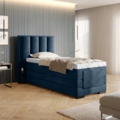 Boxspringbett Liano Samt 90x200 Elektrisch Verstellbar -Safety Gear World boxspringbett elektrisch verstellbar liano 90x200 451875