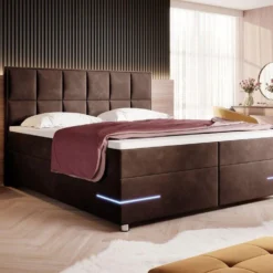 Boxspringbett Lea Mit LED (Samt) 29 Boxspringbett Lea Mit LED (Samt) -Safety Gear World boxspringbett lea mit led samt 159772