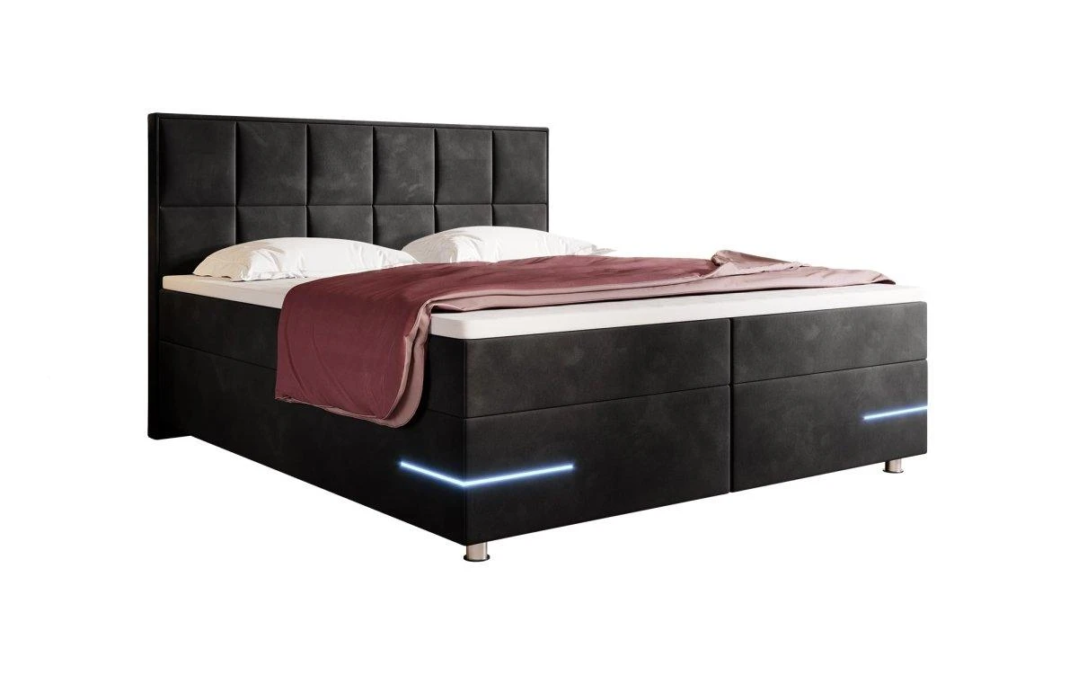 Boxspringbett Lea Mit LED (Samt) 18 Boxspringbett Lea Mit LED (Samt) - Image 16