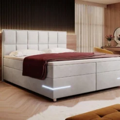 Boxspringbett Lea Mit LED (Samt) 34 Boxspringbett Lea Mit LED (Samt) -Safety Gear World boxspringbett lea mit led samt 502171