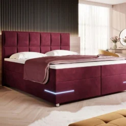 Boxspringbett Lea Mit LED (Samt) 33 Boxspringbett Lea Mit LED (Samt) -Safety Gear World boxspringbett lea mit led samt 952935