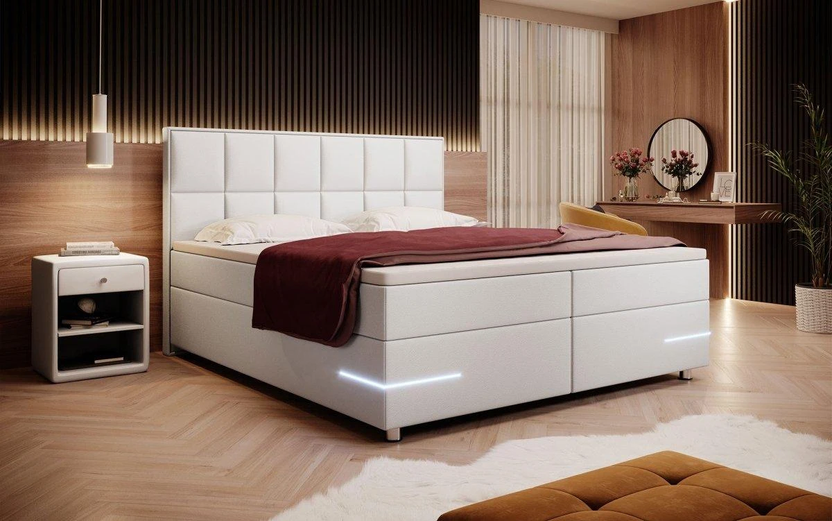 Boxspringbett Milano Mit LED (Kunstleder) 9 Boxspringbett Milano Mit LED (Kunstleder) - Image 7