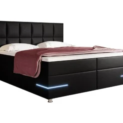 Boxspringbett Milano Mit LED (Kunstleder) 24 Boxspringbett Milano Mit LED (Kunstleder) -Safety Gear World boxspringbett milano mit led kunstleder 722155