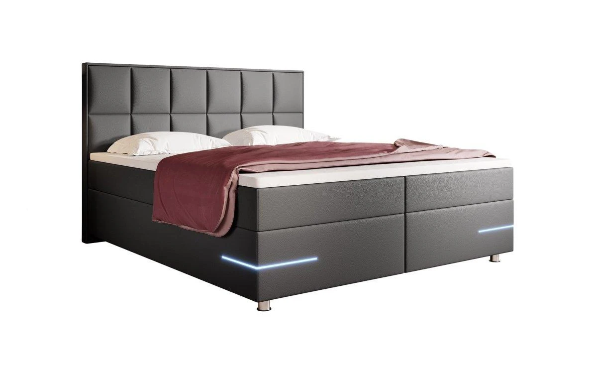 Boxspringbett Milano Mit LED (Kunstleder) 13 Boxspringbett Milano Mit LED (Kunstleder) - Image 11