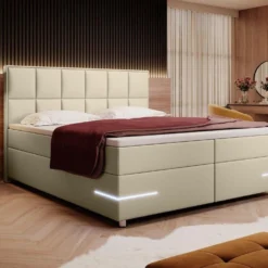 Boxspringbett Milano Mit LED (Kunstleder) 19 Boxspringbett Milano Mit LED (Kunstleder) -Safety Gear World boxspringbett milano mit led kunstleder 953194