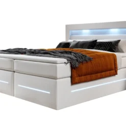 Boxspringbett Sevilla Mit LED Und Stauraum -Safety Gear World boxspringbett sevilla mit led und stauraum 631322