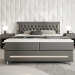 Boxspringbett Verdino Mit RGB, USB Und Stauraum 36 Boxspringbett Verdino Mit RGB, USB Und Stauraum -Safety Gear World boxspringbett verdino mit rgb usb und stauraum 261250
