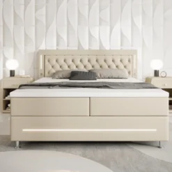 Boxspringbett Verdino Mit RGB, USB Und Stauraum 33 Boxspringbett Verdino Mit RGB, USB Und Stauraum -Safety Gear World boxspringbett verdino mit rgb usb und stauraum 337638