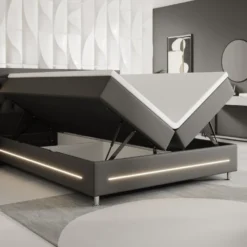 Boxspringbett Verdino Mit RGB, USB Und Stauraum 34 Boxspringbett Verdino Mit RGB, USB Und Stauraum -Safety Gear World boxspringbett verdino mit rgb usb und stauraum 672834