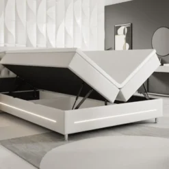 Boxspringbett Verdino Mit RGB, USB Und Stauraum 27 Boxspringbett Verdino Mit RGB, USB Und Stauraum -Safety Gear World boxspringbett verdino mit rgb usb und stauraum 700307