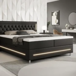 Boxspringbett Verdino Mit RGB, USB Und Stauraum 25 Boxspringbett Verdino Mit RGB, USB Und Stauraum -Safety Gear World boxspringbett verdino mit rgb usb und stauraum 881315