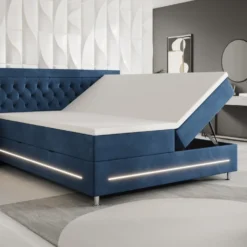 Boxspringbett Tino Mit RGB, USB Und Stauraum 24 Boxspringbett Tino Mit RGB, USB Und Stauraum -Safety Gear World boxspringbett vito mit rgb usb und stauraum 406438