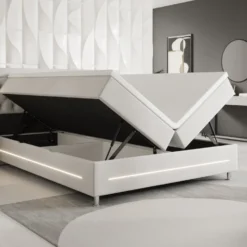 Boxspringbett Tino Mit RGB, USB Und Stauraum 30 Boxspringbett Tino Mit RGB, USB Und Stauraum -Safety Gear World boxspringbett vito mit rgb usb und stauraum 499358