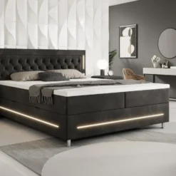 Boxspringbett Tino Mit RGB, USB Und Stauraum 28 Boxspringbett Tino Mit RGB, USB Und Stauraum -Safety Gear World boxspringbett vito mit rgb usb und stauraum 718750