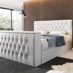 Boxspringbett Vulnero Mit TV Lift Und Stauraum (2 Schubladen) -Safety Gear World boxspringbett vulnero mit tv lift und stauraum 2 schubladen 105615