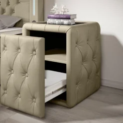 Designer Nachttisch Evora (Kunstleder) -Safety Gear World designer nachttisch evora kunstleder 705747