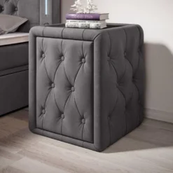 Designer Nachttisch Josy In Samt