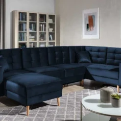 Designer Sofa Fjord U Mit Schlaffunktion Und Stauraum