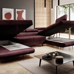 Designer Sofa Lago Mit Schlaf - Und Klappfunktion In Samt -Safety Gear World designer sofa lago mit schlaf und klappfunktion samt 702215