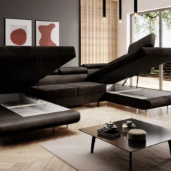 Designer Sofa Lago Mit Schlaf - Und Klappfunktion In Samt -Safety Gear World designer sofa lago mit schlaf und klappfunktion samt 902990