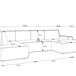 Designer Sofa Rondo Beige Cord Mit Schlaffunktion -Safety Gear World designer sofa rondo mit schlaffunktion 399304
