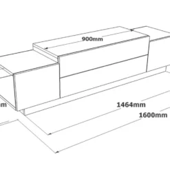 Designer TV Lowboard Merlara -Safety Gear World designer tv lowbaord merlara 569931