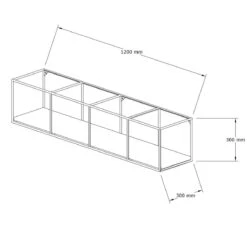 Designer Wandregal Miray -Safety Gear World designer wandregal miray 634393