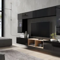 Designer Wohnwand Picasso Mit LED