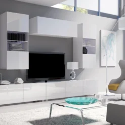 Designer Wohnwand Ricardo Mit LED