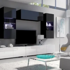 Designer Wohnwand Ricardo Mit LED -Safety Gear World designer wohnwand ricardo mit led 555720