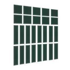 Gepolstertes Wandpaneel - Set Samt 120x195 Cm -Safety Gear World gepolstertes wandpaneel set 120x195 cm 135980