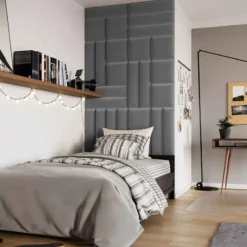 Gepolstertes Wandpaneel - Set Samt 120x195 Cm