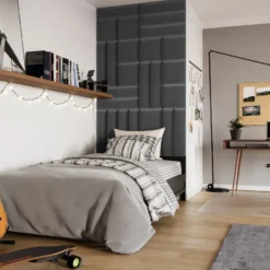 Gepolstertes Wandpaneel - Set Samt 120x195 Cm -Safety Gear World gepolstertes wandpaneel set 120x195 cm 454009