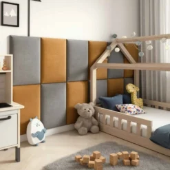 Gepolstertes Wandpaneel - Set Samt 180x100 Cm