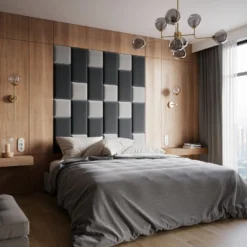 Gepolstertes Wandpaneel - Set Samt 180x180 Cm -Safety Gear World gepolstertes wandpaneel set 180x180 cm 374671