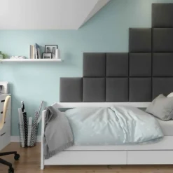 Gepolstertes Wandpaneel - Set Samt 200x160 Cm