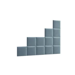 Gepolstertes Wandpaneel - Set Samt 200x160 Cm -Safety Gear World gepolstertes wandpaneel set 200x160 cm 455769