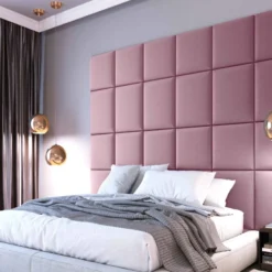 Gepolstertes Wandpaneel - Set Samt 240x180 Cm