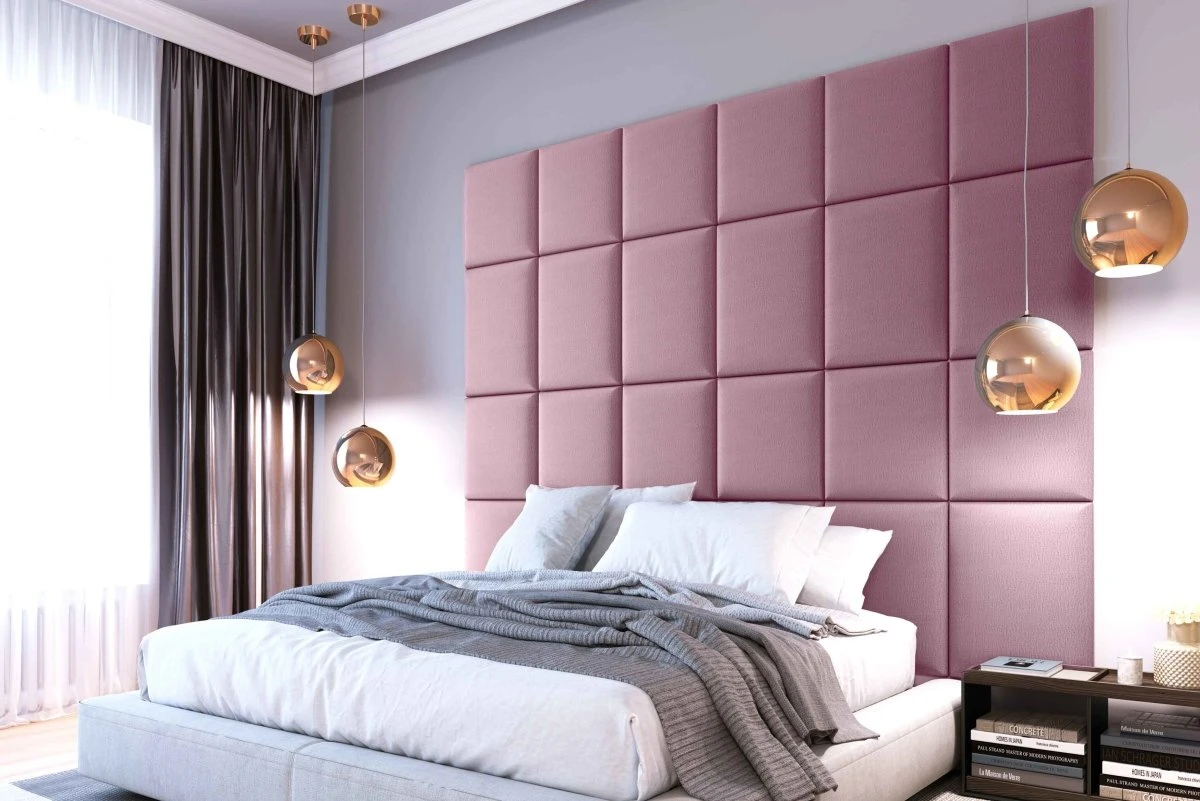 Gepolstertes Wandpaneel - Set Samt 240x180 Cm 3 Gepolstertes Wandpaneel - Set Samt 240x180 Cm