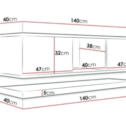 Hängendes Lowboard Due In Eichenoptik -Safety Gear World hangendes lowboard due in eichenoptik 584376