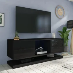 Hängendes Lowboard Due In Eichenoptik