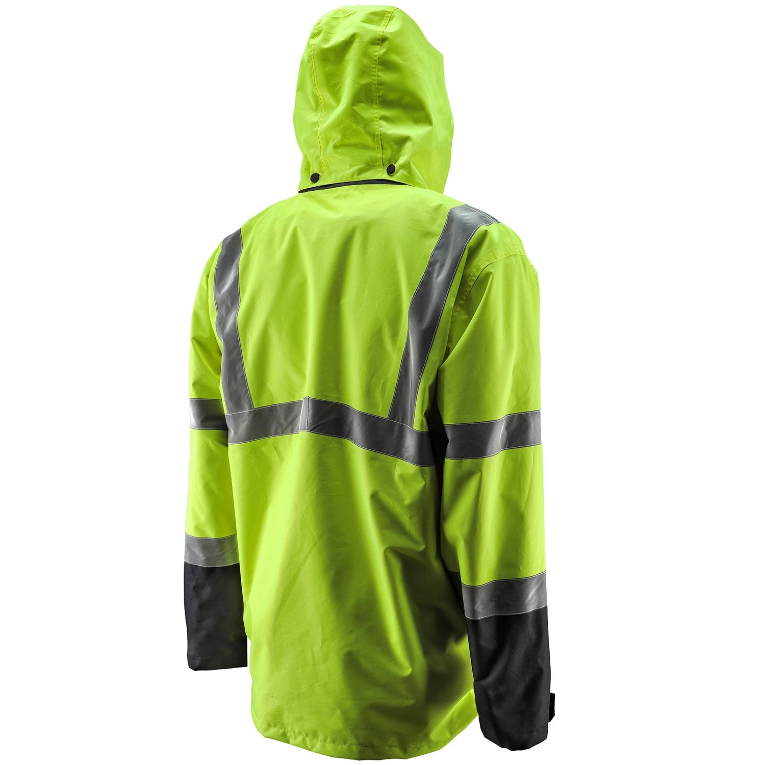 Hi-Viz Yellow Parka Jacket 3 Hi-Viz Yellow Parka Jacket - Image 2