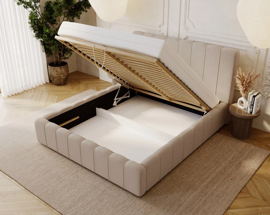 Designer Polsterbett Alvano In Samt Mit Stauraum 13 Designer Polsterbett Alvano In Samt Mit Stauraum - Image 11