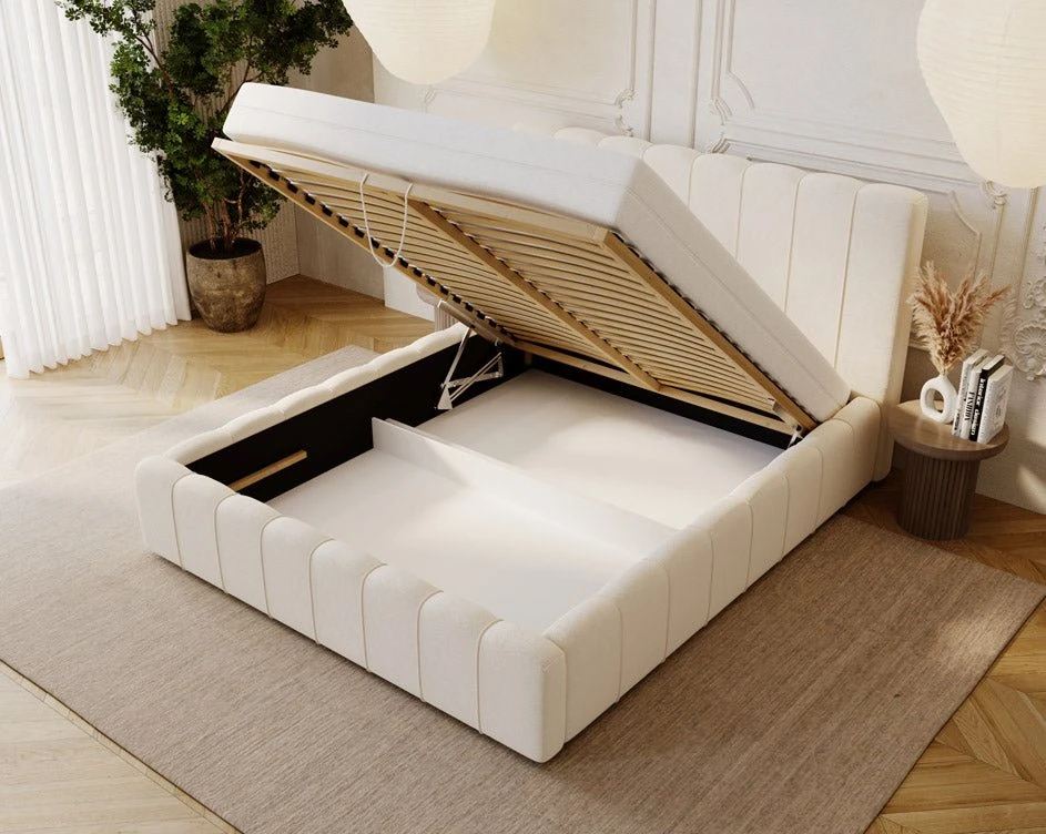 Designer Polsterbett Alvano In Samt Mit Stauraum 10 Designer Polsterbett Alvano In Samt Mit Stauraum - Image 8