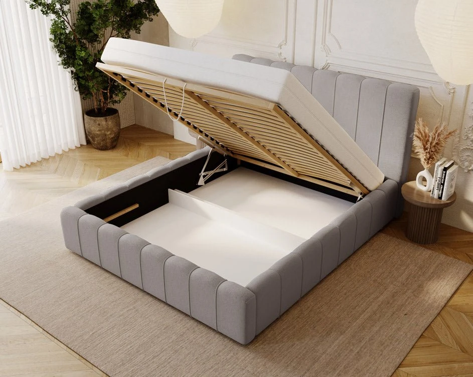 Designer Polsterbett Alvano In Samt Mit Stauraum 17 Designer Polsterbett Alvano In Samt Mit Stauraum - Image 15