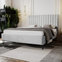 Designer Polsterbett Veleria In Samt Ohne Stauraum -Safety Gear World wiz1 ZAM 16 DS STYLE 2