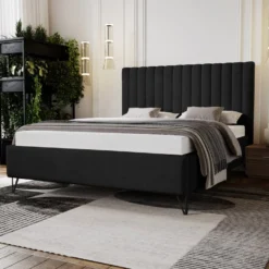 Designer Polsterbett Veleria In Samt Ohne Stauraum -Safety Gear World wiz1 ZAM 16 DS STYLE 3