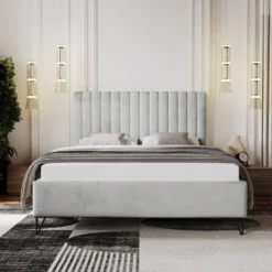 Designer Polsterbett Veleria In Samt Ohne Stauraum -Safety Gear World wiz3 ZAM 16 DS STYLE 2